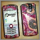 BlackBerry Pearl 8100 mit Swarovski Steinen ein Geschenk der Band Room 2012